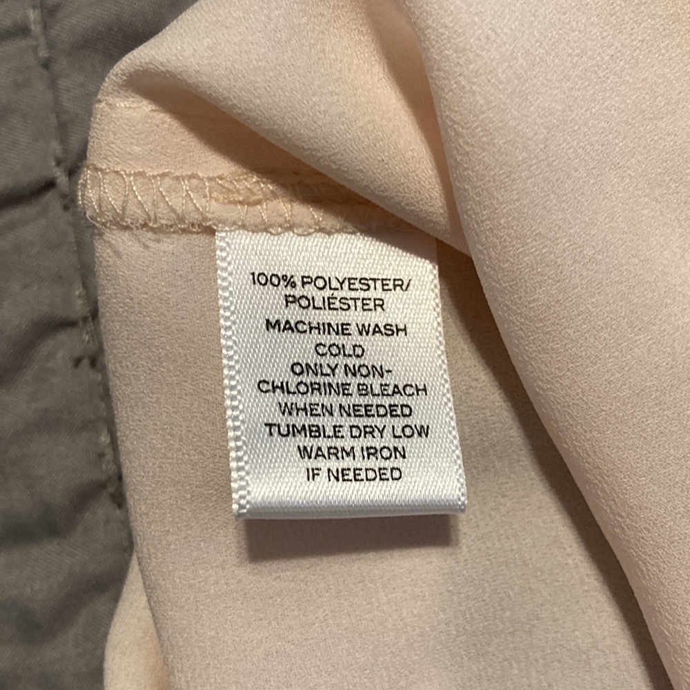 LOFT Color Block Button Placket Shell, EUC, XXSP - Picture 5 of 6